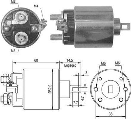 MAGNETI MARELLI Önindító bendix AME0022_MM