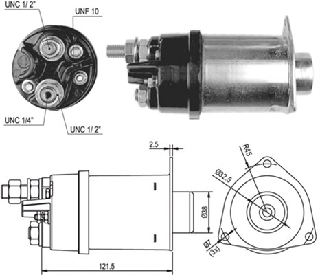 MAGNETI MARELLI Önindító bendix AME0027_MM