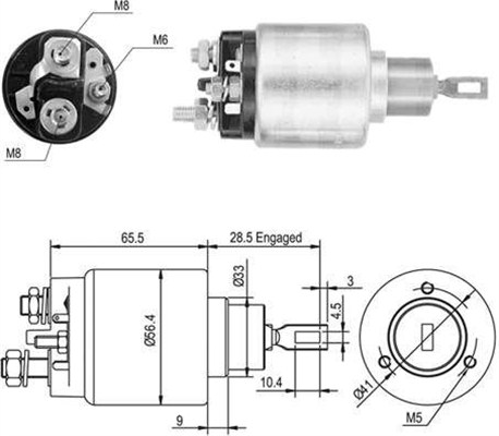 MAGNETI MARELLI Önindító bendix AME0046_MM