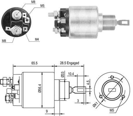 MAGNETI MARELLI Önindító bendix AME0047_MM