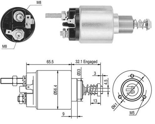 MAGNETI MARELLI Önindító bendix AME0049_MM