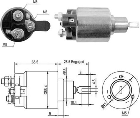 MAGNETI MARELLI Önindító bendix AME0050_MM