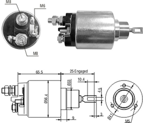 MAGNETI MARELLI Önindító bendix AME0052_MM