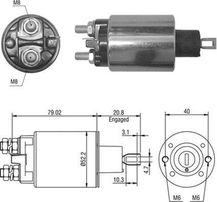 MAGNETI MARELLI Önindító bendix AME0053_MM