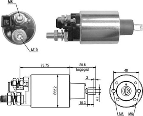 MAGNETI MARELLI Önindító bendix AME0056_MM