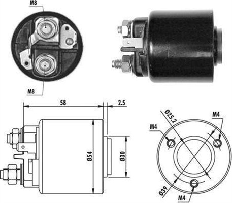 MAGNETI MARELLI Önindító bendix AME0060_MM