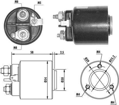 MAGNETI MARELLI Önindító bendix AME0061_MM