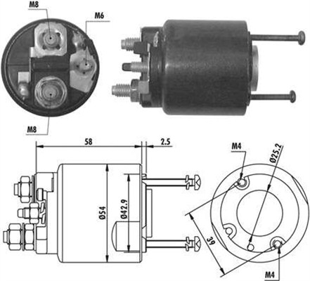 MAGNETI MARELLI Önindító bendix AME0064_MM