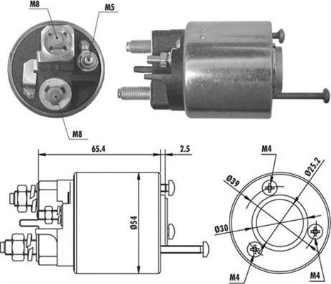 MAGNETI MARELLI Önindító bendix AME0066_MM