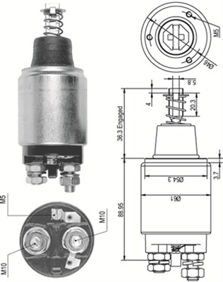 MAGNETI MARELLI Önindító bendix AME0111_MM