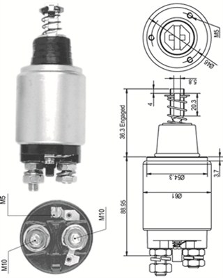 MAGNETI MARELLI Önindító bendix AME0113_MM