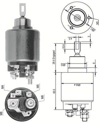 MAGNETI MARELLI Önindító bendix AME0124_MM