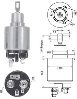 MAGNETI MARELLI Önindító bendix AME0126_MM