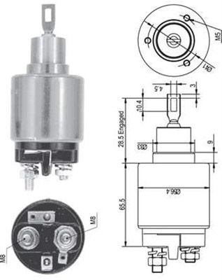 MAGNETI MARELLI Önindító bendix AME0127_MM