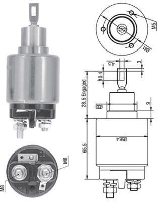 MAGNETI MARELLI Önindító bendix AME0128_MM