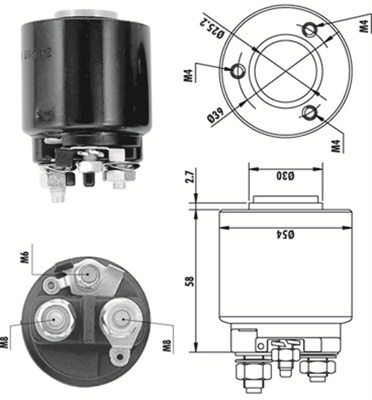 MAGNETI MARELLI Önindító bendix AME0140_MM