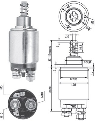 MAGNETI MARELLI Önindító bendix AME0179_MM