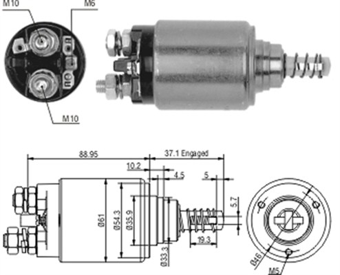 MAGNETI MARELLI Önindító bendix AME0186_MM