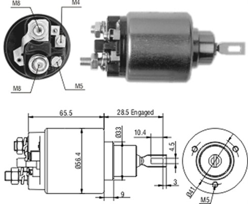 MAGNETI MARELLI Önindító bendix AME0202_MM