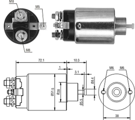 MAGNETI MARELLI Önindító bendix AME0224_MM