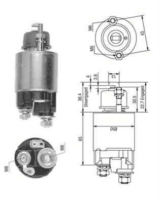 MAGNETI MARELLI Önindító bendix AME0231_MM