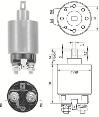 MAGNETI MARELLI Önindító bendix AME0237_MM