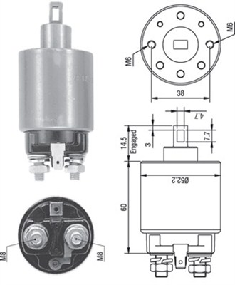 MAGNETI MARELLI Önindító bendix AME0238_MM