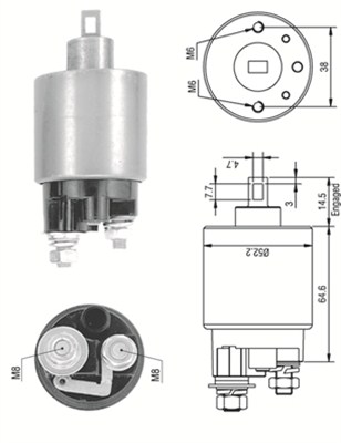 MAGNETI MARELLI Önindító bendix AME0239_MM