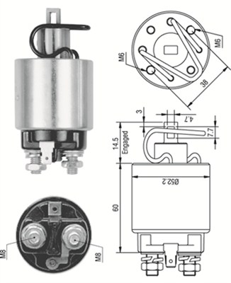 MAGNETI MARELLI Önindító bendix AME0242_MM