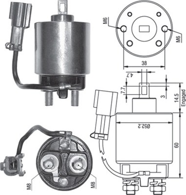 MAGNETI MARELLI Önindító bendix AME0244_MM