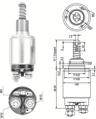 MAGNETI MARELLI Önindító bendix AME0257_MM