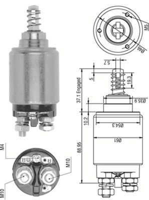 MAGNETI MARELLI Önindító bendix AME0261_MM