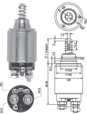 MAGNETI MARELLI Önindító bendix AME0262_MM