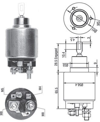 MAGNETI MARELLI Önindító bendix AME0268_MM