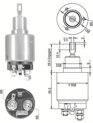 MAGNETI MARELLI Önindító bendix AME0270_MM