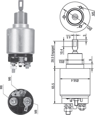 MAGNETI MARELLI Önindító bendix AME0271_MM