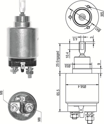 MAGNETI MARELLI Önindító bendix AME0273_MM