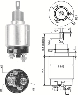 MAGNETI MARELLI Önindító bendix AME0274_MM