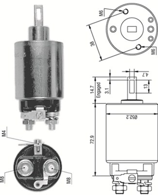 MAGNETI MARELLI Önindító bendix AME0277_MM