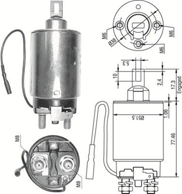 MAGNETI MARELLI Önindító bendix AME0289_MM