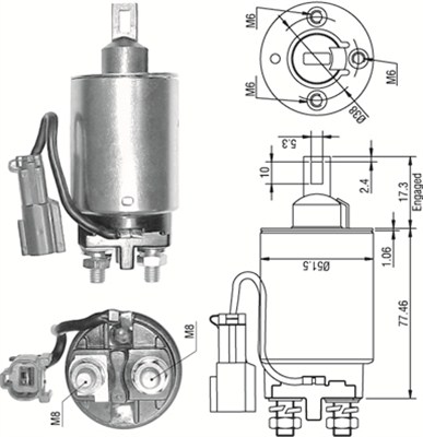 MAGNETI MARELLI Önindító bendix AME0292_MM