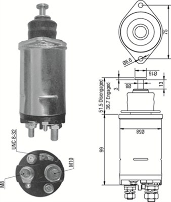 MAGNETI MARELLI Önindító bendix AME0297_MM