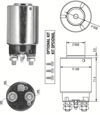 MAGNETI MARELLI Önindító bendix AME0317_MM