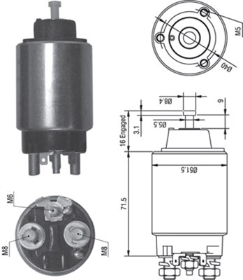 MAGNETI MARELLI Önindító bendix AME0319_MM