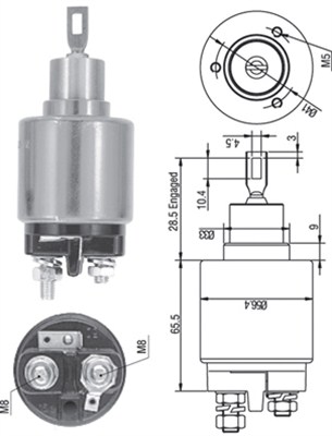 MAGNETI MARELLI Önindító bendix AME0322_MM