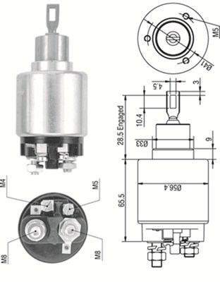 MAGNETI MARELLI Önindító bendix AME0323_MM