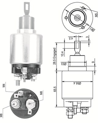 MAGNETI MARELLI Önindító bendix AME0326_MM