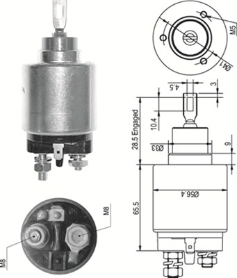 MAGNETI MARELLI Önindító bendix AME0327_MM