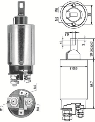 MAGNETI MARELLI Önindító bendix AME0329_MM