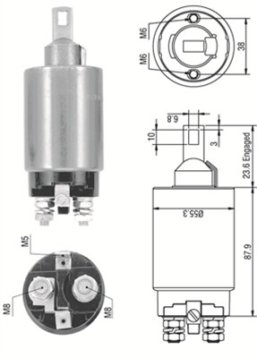 MAGNETI MARELLI Önindító bendix AME0333_MM